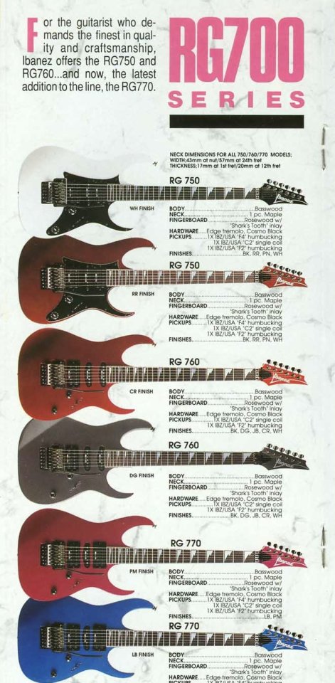 Busco Ibanez RG – series 500, 600 o 700 de segunda mano · Asturias