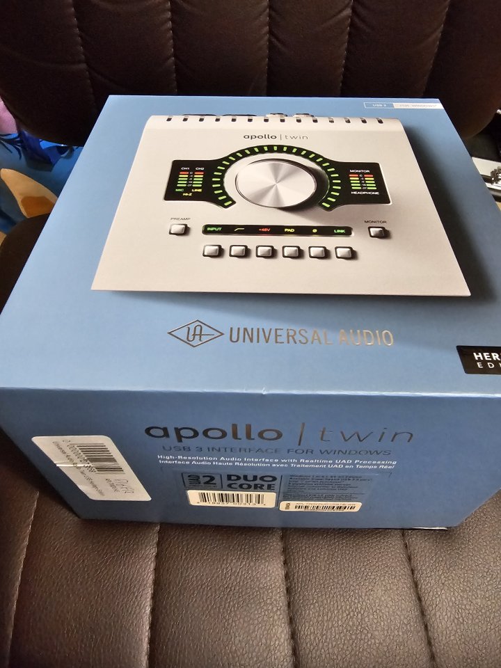 Apollo Twin USB (Windows) en excelente estado Universal Audio RESERVADA