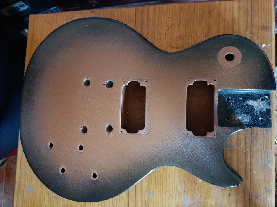 Despiece Antoria (Ibanez) 70's les Paul Deluxe 59'er : mastil,cuerpo,piezas varias... de segunda mano · Foto 1 de 10 · Alicante · 80 €