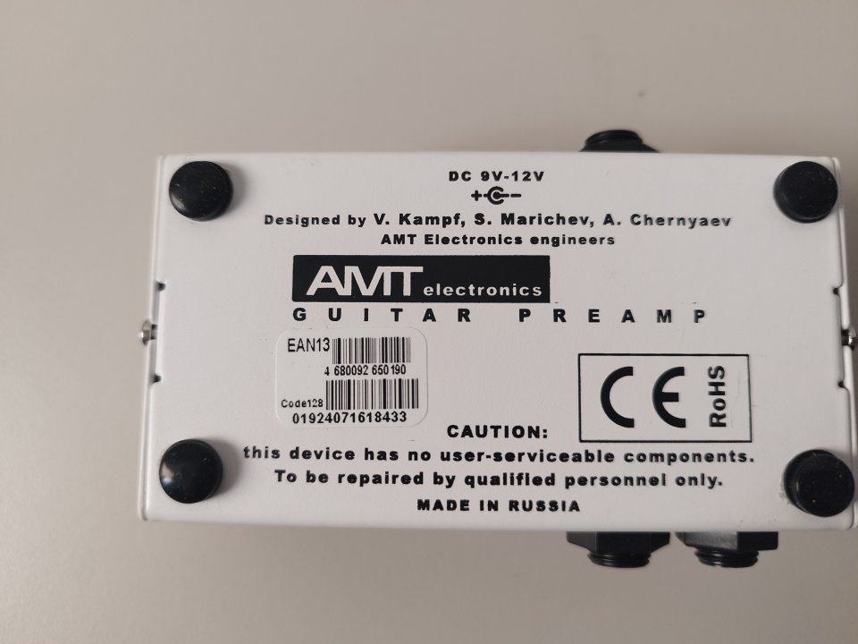 Pedal AMT Legend Amps S1 (Soldando)