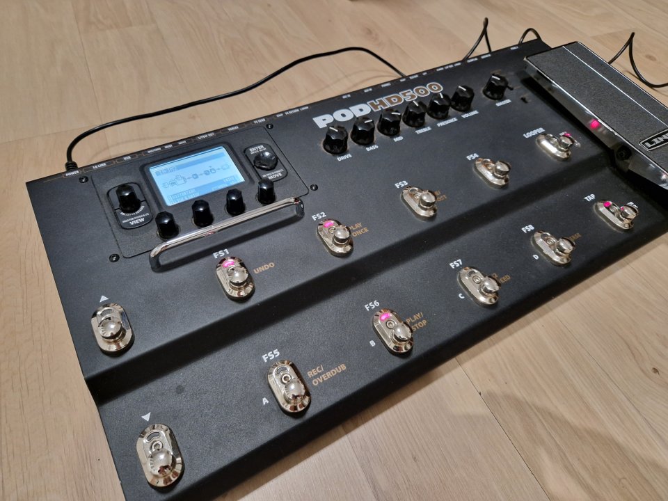 Pedalera Guitarra Line 6 POD HD500