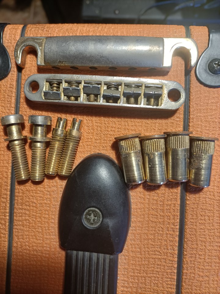 Despiece Antoria (Ibanez) 70's les Paul Deluxe 59'er : mastil,cuerpo,piezas varias... de segunda mano · Foto 7 de 10 · Alicante · 80 €