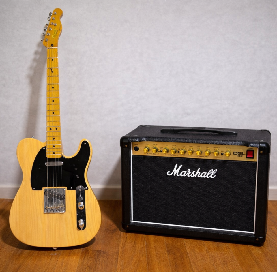 Cambio: squier classic vibe y marshall DSL 15