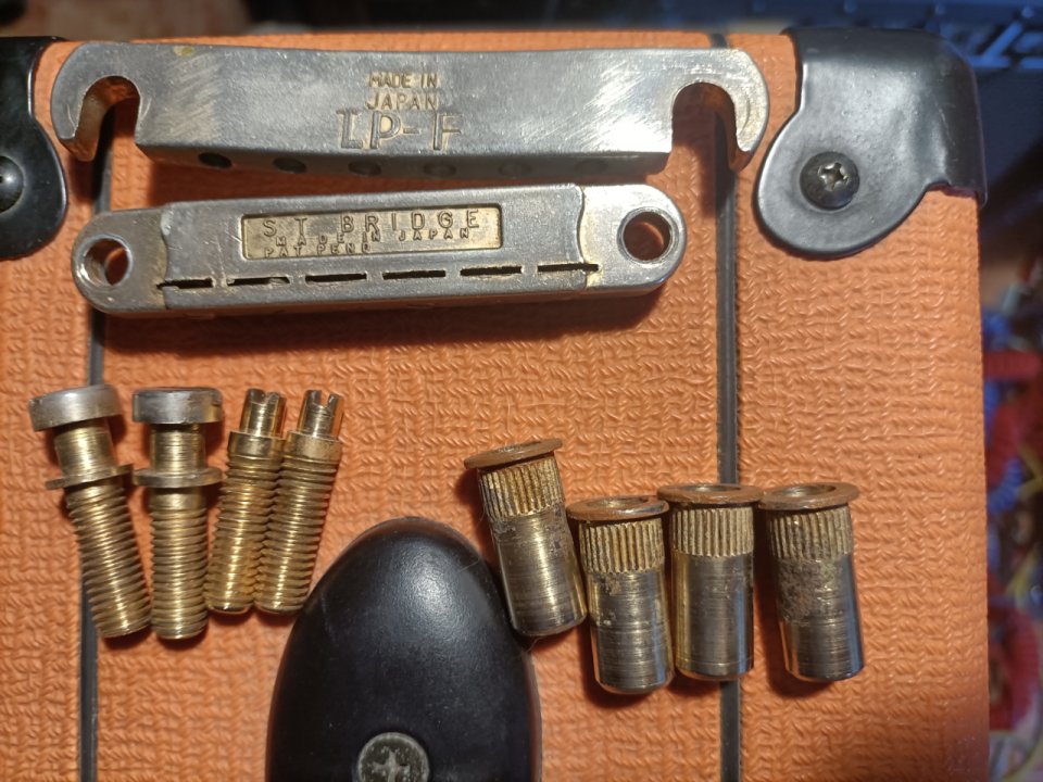 Despiece Antoria (Ibanez) 70's les Paul Deluxe 59'er : mastil,cuerpo,piezas varias... de segunda mano · Foto 8 de 10 · Alicante · 80 €