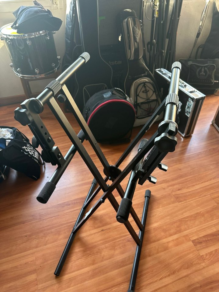 Soporte 2 Teclados Doble EK KS027