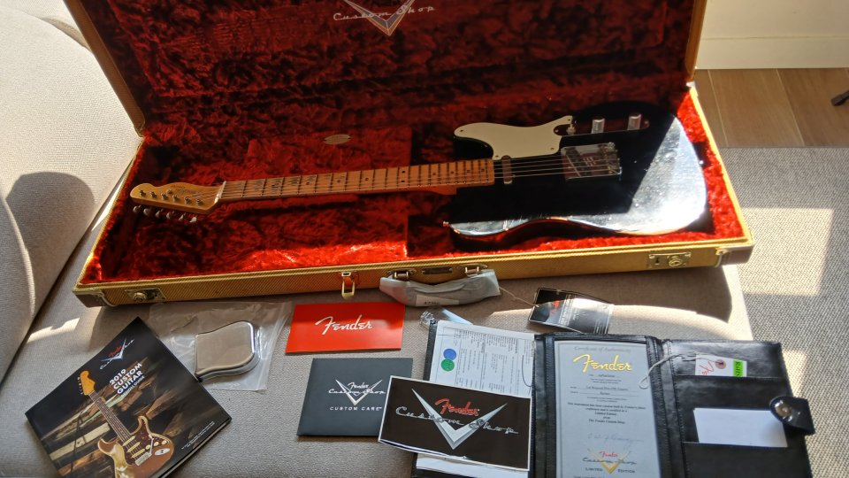 Fender Custom Shop Limited Roasted Pine Double Esquire Telecaster 2019 de segunda mano · Foto 8 de 10 · Navarra · 3800 €