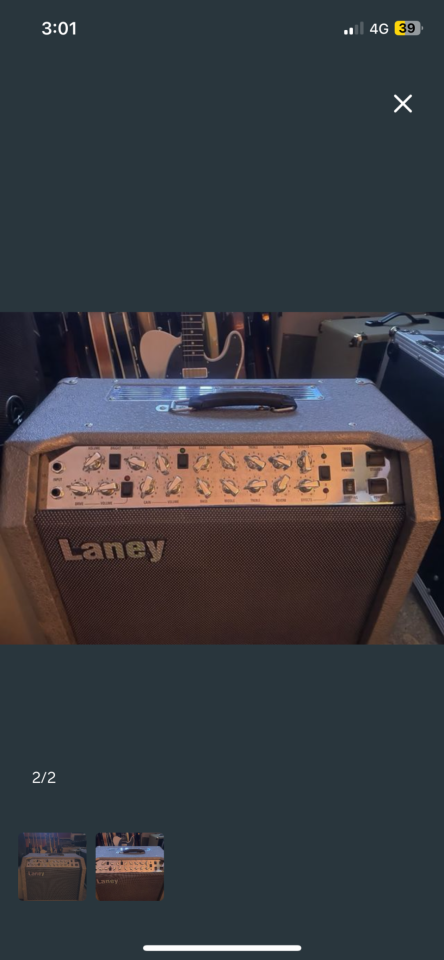 Amplificador guitarra Laney Crome-O-Zone válvulas