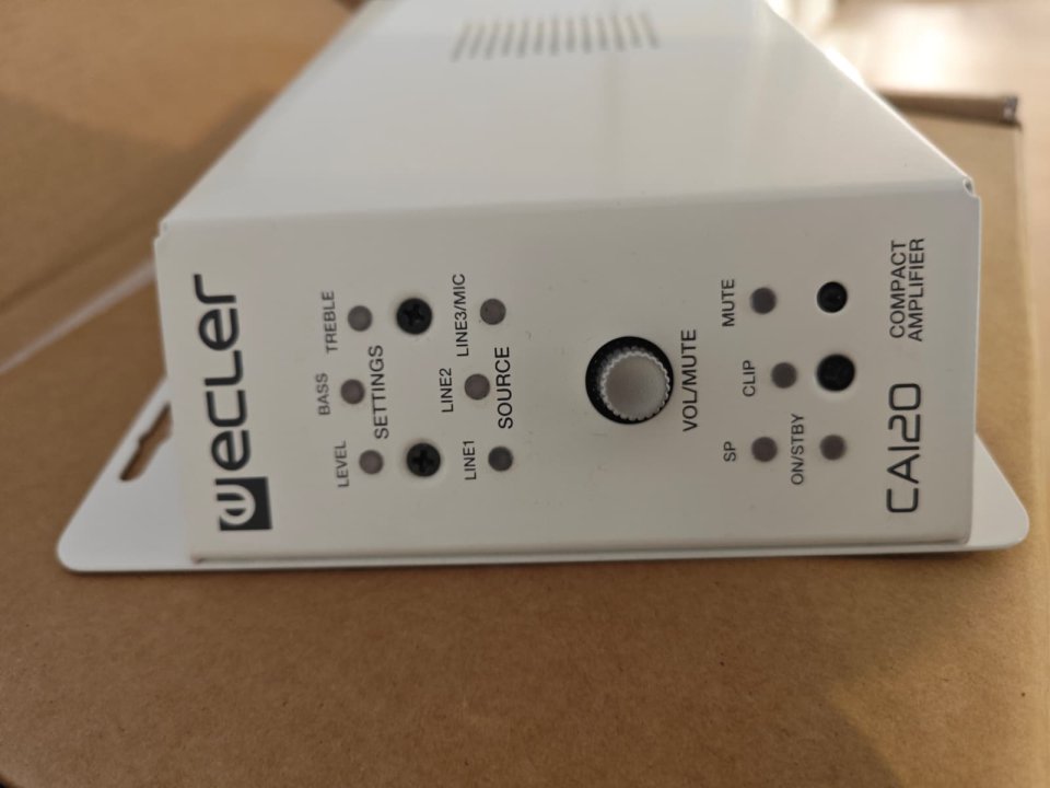 Lote Ecler para instalación — 4x CA120 + 8x AUDEO106 Negros (con factura) de segunda mano · Foto 4 de 5 · Toledo · 1600 €
