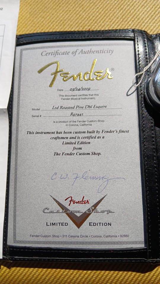 Fender Custom Shop Limited Roasted Pine Double Esquire Telecaster 2019 de segunda mano · Foto 9 de 10 · Navarra · 3800 €
