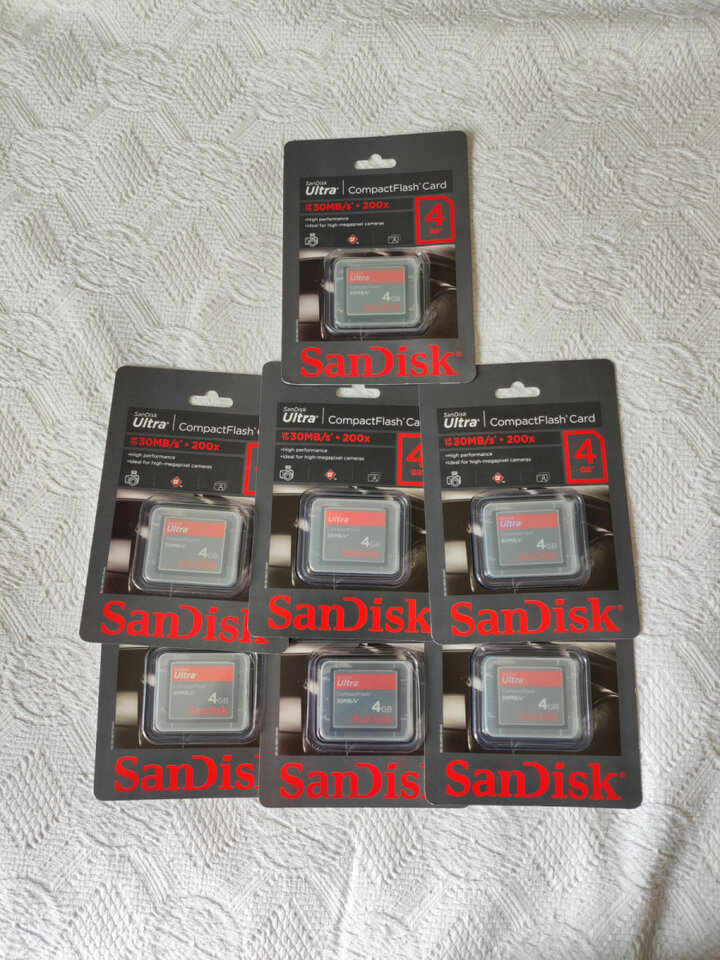 7 Tarjetas Compact flash