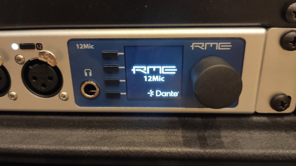 RME 12mic-D DANTE+MADI+ADAT