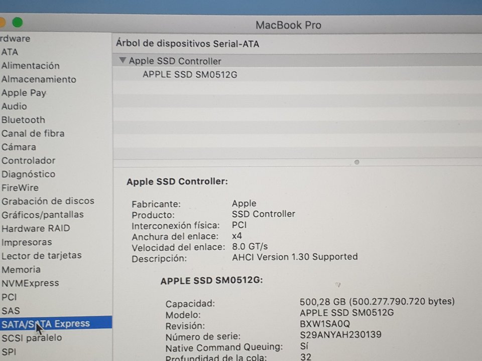 Macbook Pro 15 pulgadas (2015)