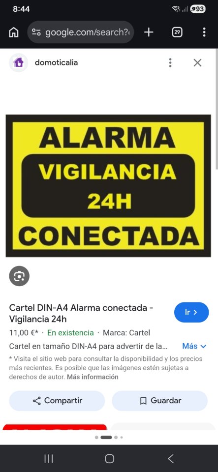 Carteles disuasorios DINA4 de segunda mano · Foto 2 de 2 · Jaén · 12 €