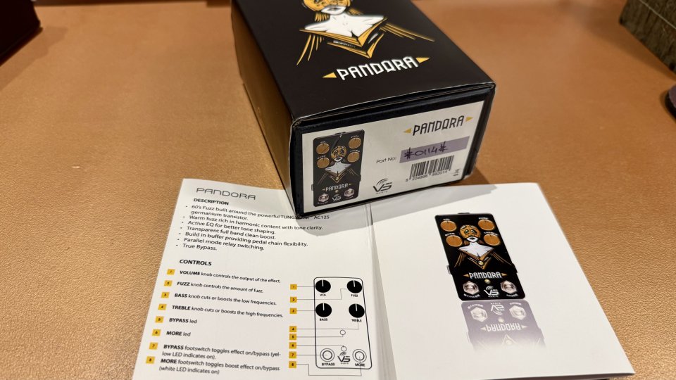 VS Audio Pandora Fuzz Face + Boost