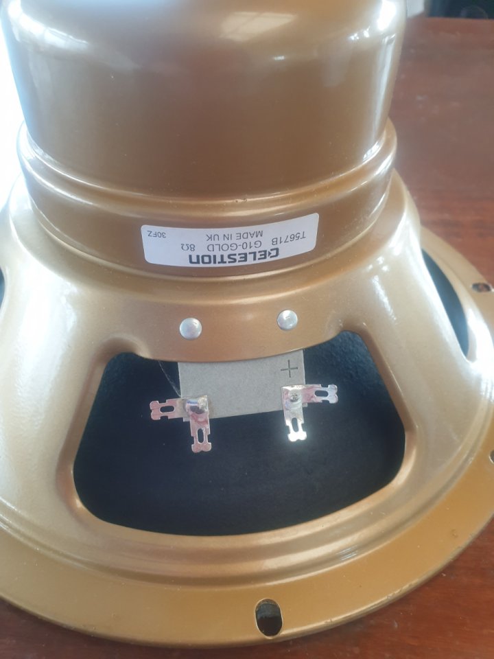 Celestion alnico Gold 10  - 8 Ohm