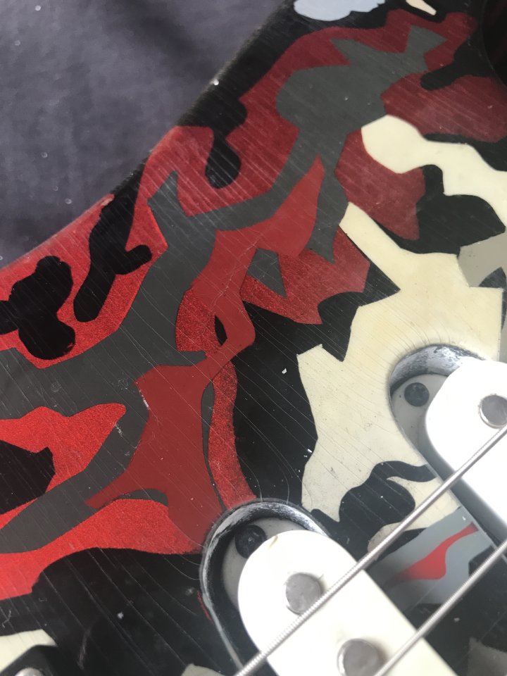 Washburn X Series - Nitro custom paint camo