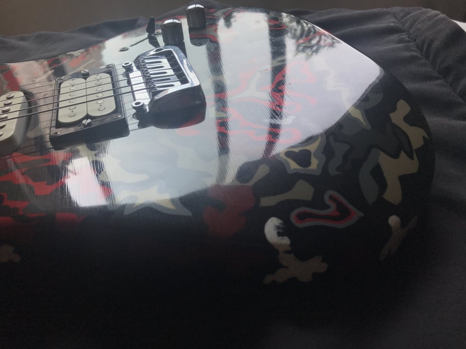 Washburn X Series - Nitro custom paint camo