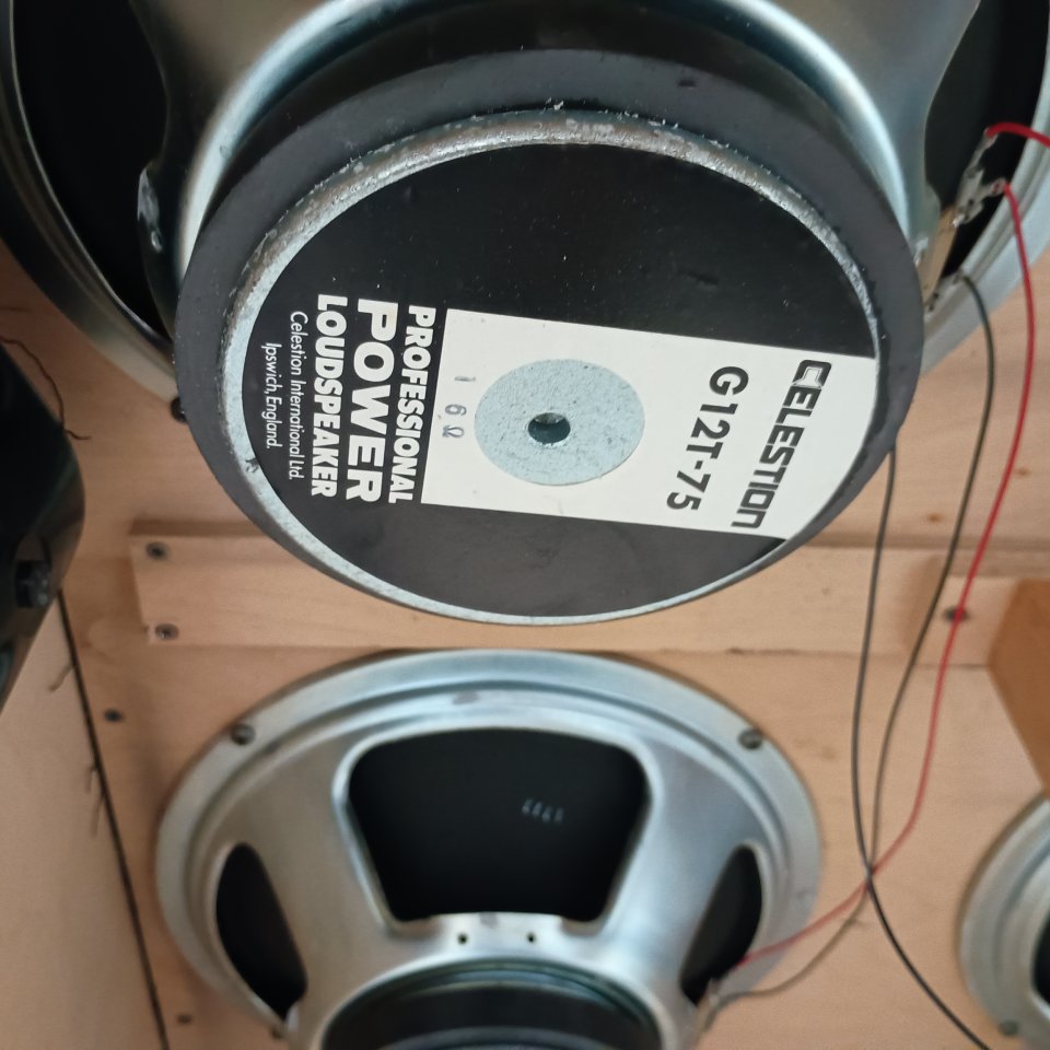 Marshall 4x12 Jcm 900(1960a) G12T75 de segunda mano · Foto 7 de 8 · Málaga · 350 €