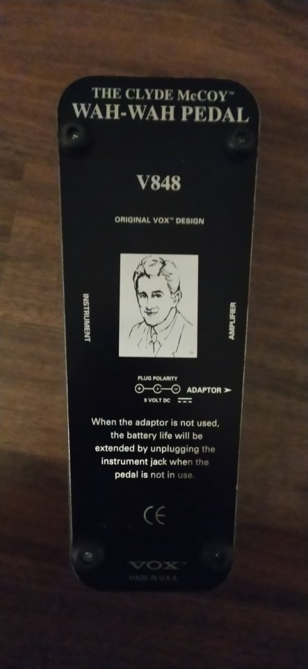 Vox Clyde McCoy Wah Wah pedal V848