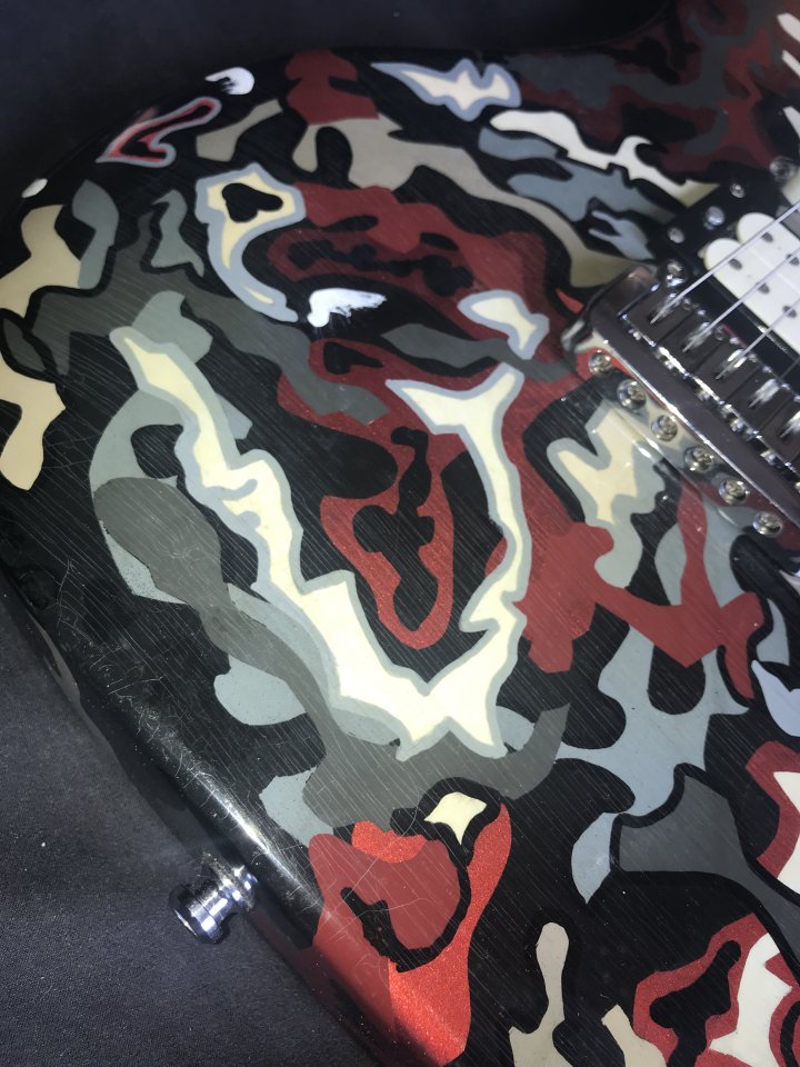 Washburn X Series - Nitro custom paint camo