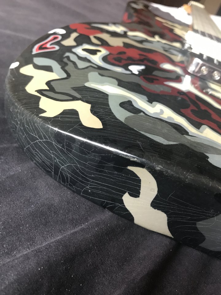 Washburn X Series - Nitro custom paint camo