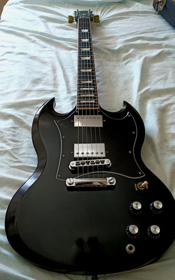 Gibson SG standard Black con estuche 2010 de segunda mano · Foto 9 de 9 · Madrid · 1150 €