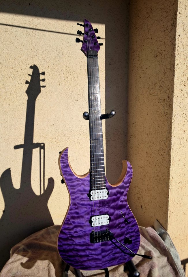 Vendo o cambio guitarra de LUTHIER