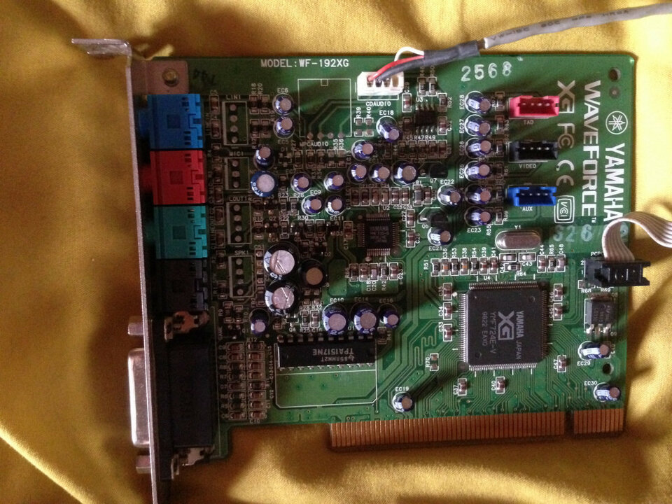 Yamaha waveform 192 XG PCI sound card