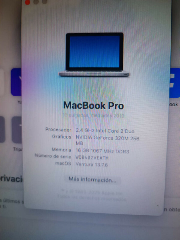 Macbook pro de 13" ssd 512 y 16gb ram +interface presonus usb96