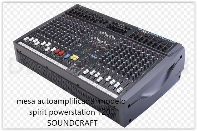 SOUNDCRAFT AUTOAMPLIFICADA 1200