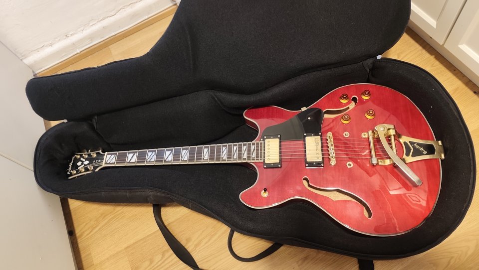 Washburn HB35 china de 2013 con Bigsby de segunda mano · Foto 10 de 10 · Madrid · 480 €