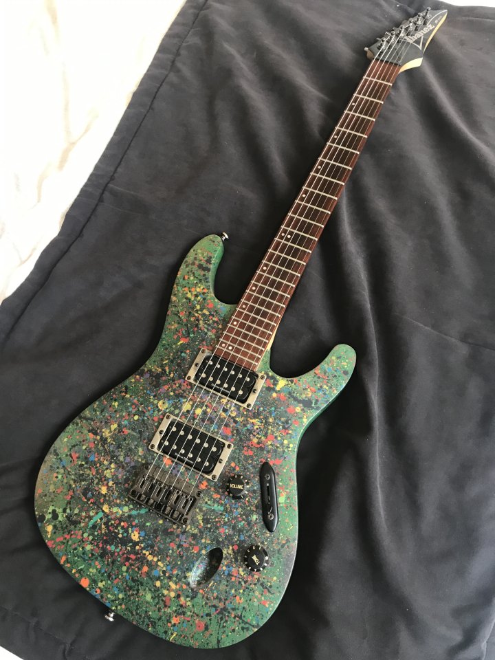 Ibanez S521 MOL Custom painted / Duncan Designed