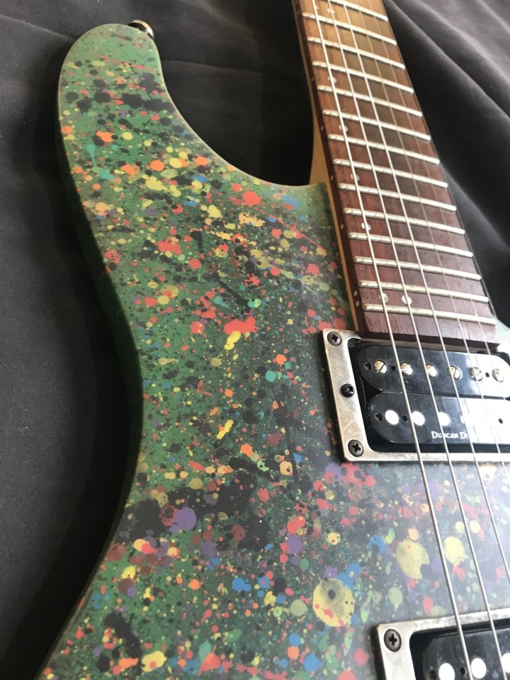 Ibanez S521 MOL Custom painted / Duncan Designed