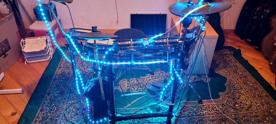 batería electrónica Millenium MPS-850 + extras