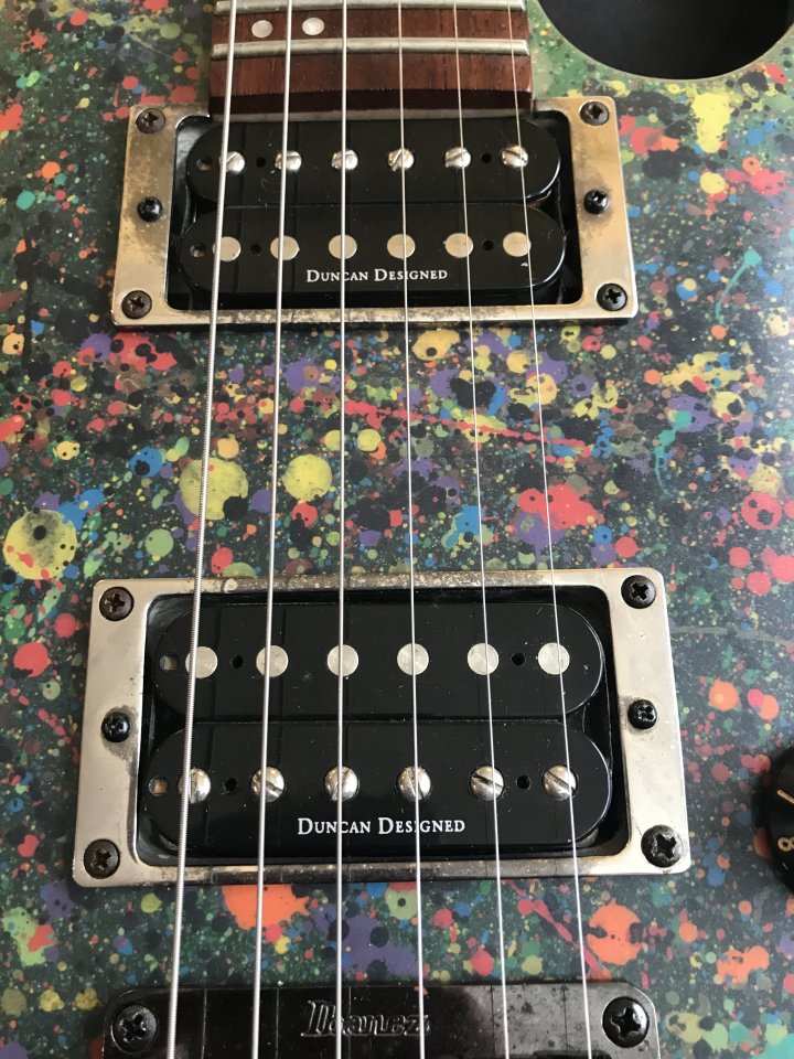 Ibanez S521 MOL Custom painted / Duncan Designed