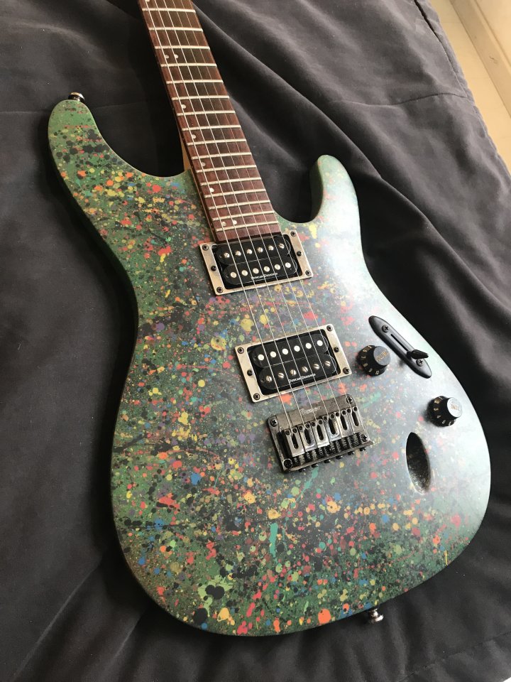 Ibanez S521 MOL Custom painted / Duncan Designed