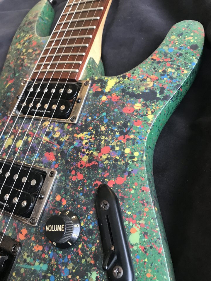 Ibanez S521 MOL Custom painted / Duncan Designed