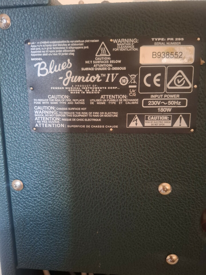 Fender Blues Junior IV British Racing Green