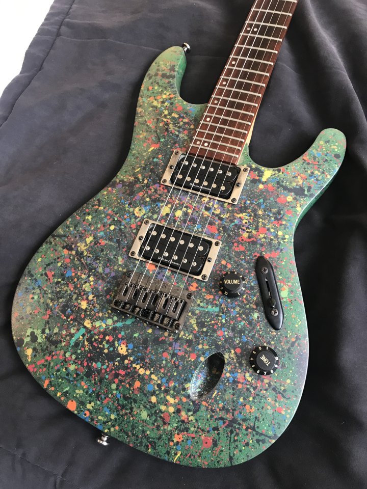 Ibanez S521 MOL Custom painted / Duncan Designed