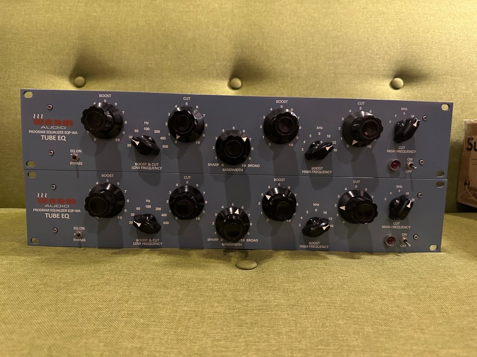 Warm Audio Pultec EQP-WA matched pair