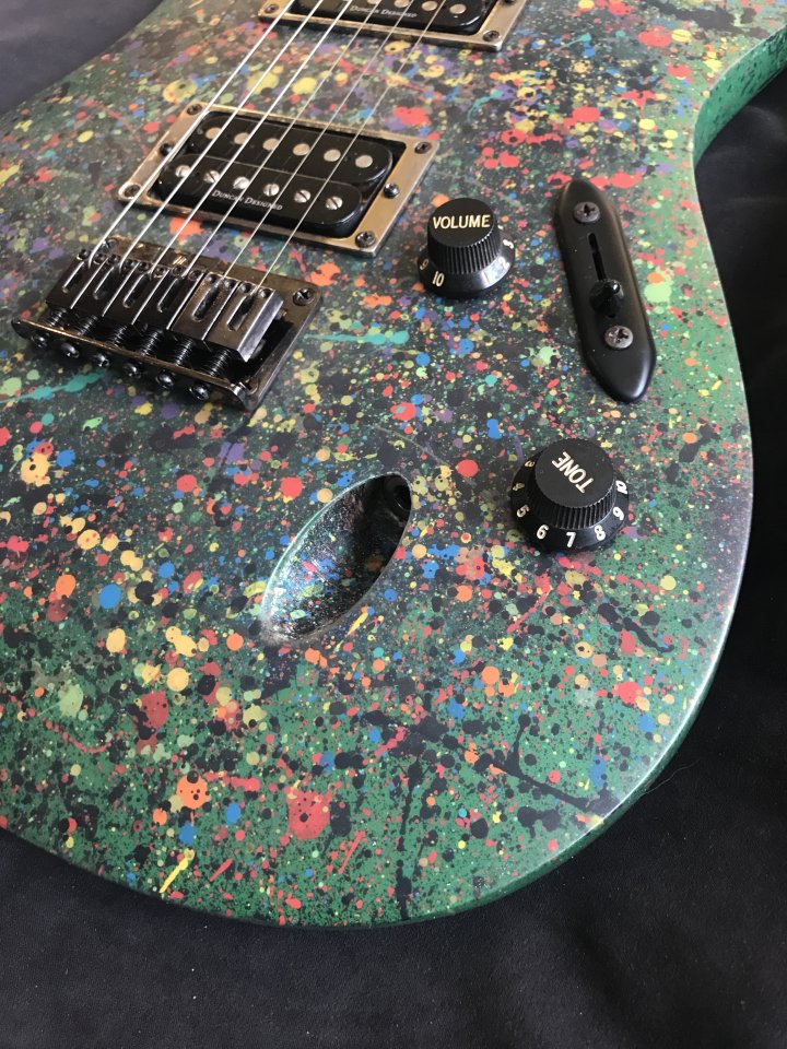 Ibanez S521 MOL Custom painted / Duncan Designed