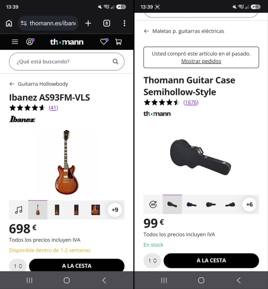Ibanez AS93FM-VLS Artcore con estuche de segunda mano · Foto 4 de 4 · Valencia · 589 €