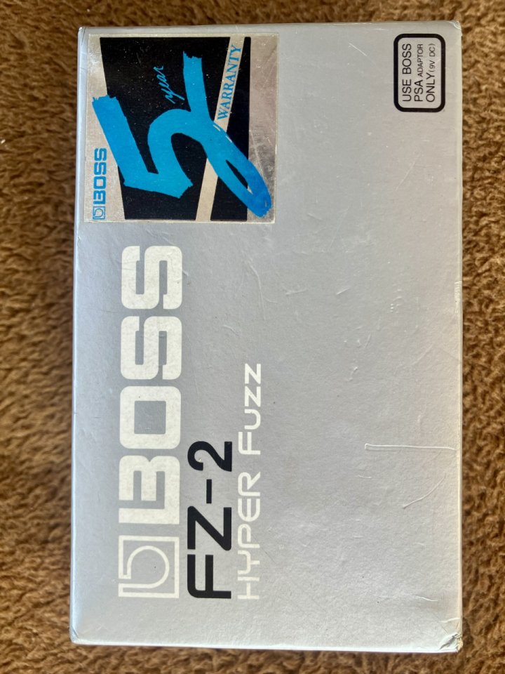 Boss Hyper Fuzz FZ-2 (Silver Label, 1993–1997, Made in Taiwan)