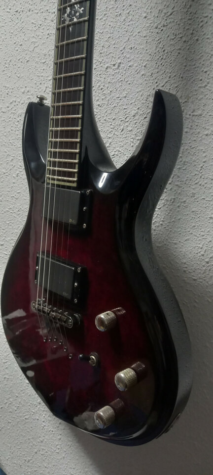 Schecter Diamond series Devil Custom Blood Red