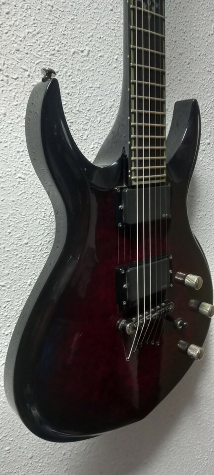 Schecter Diamond series Devil Custom Blood Red
