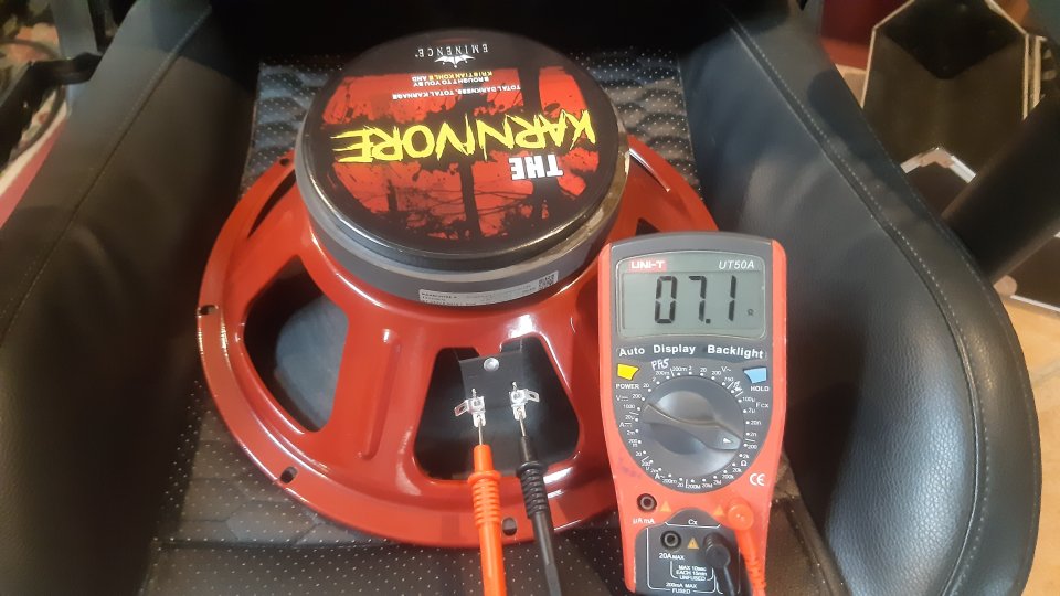 Altavoz Eminence Karnivore 8 ohmios