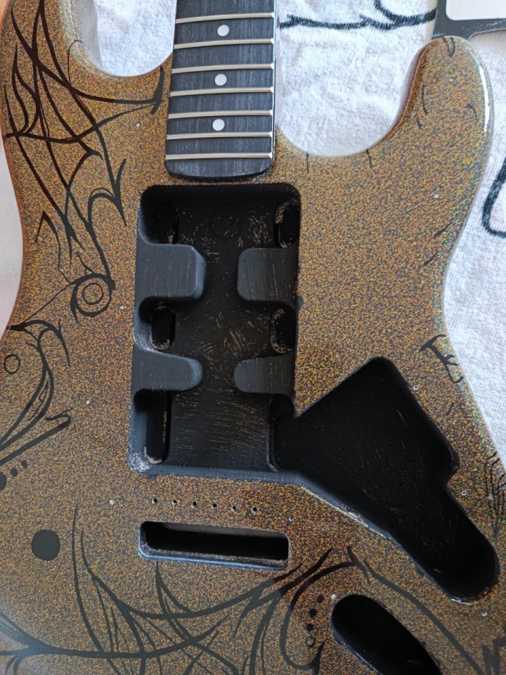 Guitarra Eléctrica LKE Golden Abyss de segunda mano · Foto 8 de 10 · Cantabria · 400 €