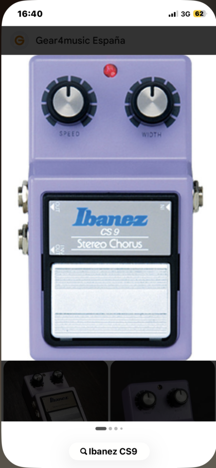 Cambio pedal Ibanez CS9 de segunda mano · Foto 1 de 2 · León