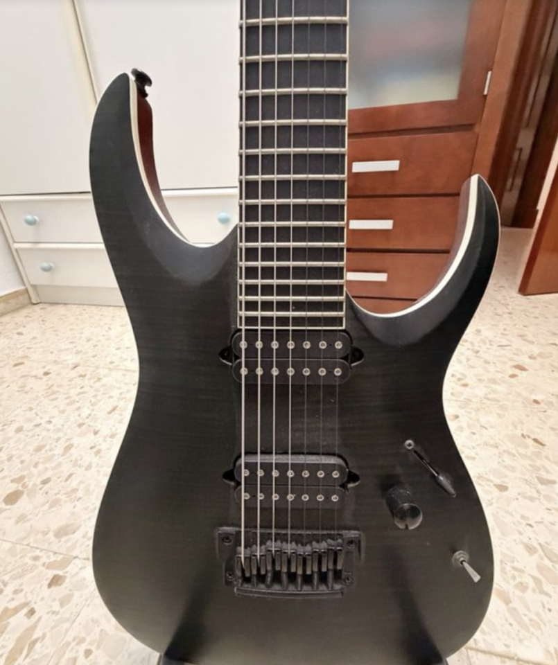 Ibanez RGAIX7FM Iron Label 7 - DiMarzio Fusion