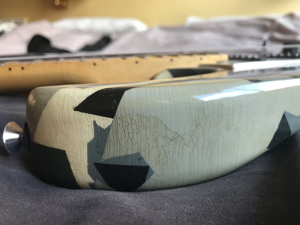 Ibanez RX Series 1994 Duncan Designed – Urban Camo Nitro Relic